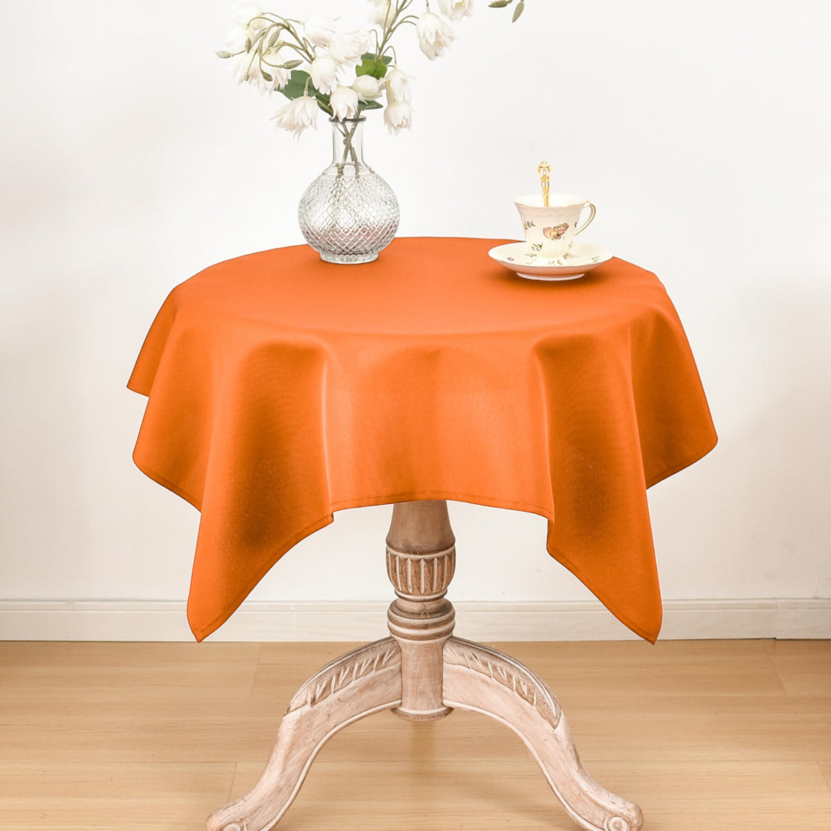 Burgundy Oval Tablecloth, 60 x 84 Inch, Stain and Wrinkle Resistant Machine Washable Polyester Table Cloth, Fabric Table Cover for Dining Buffet Party and Outdoor Use