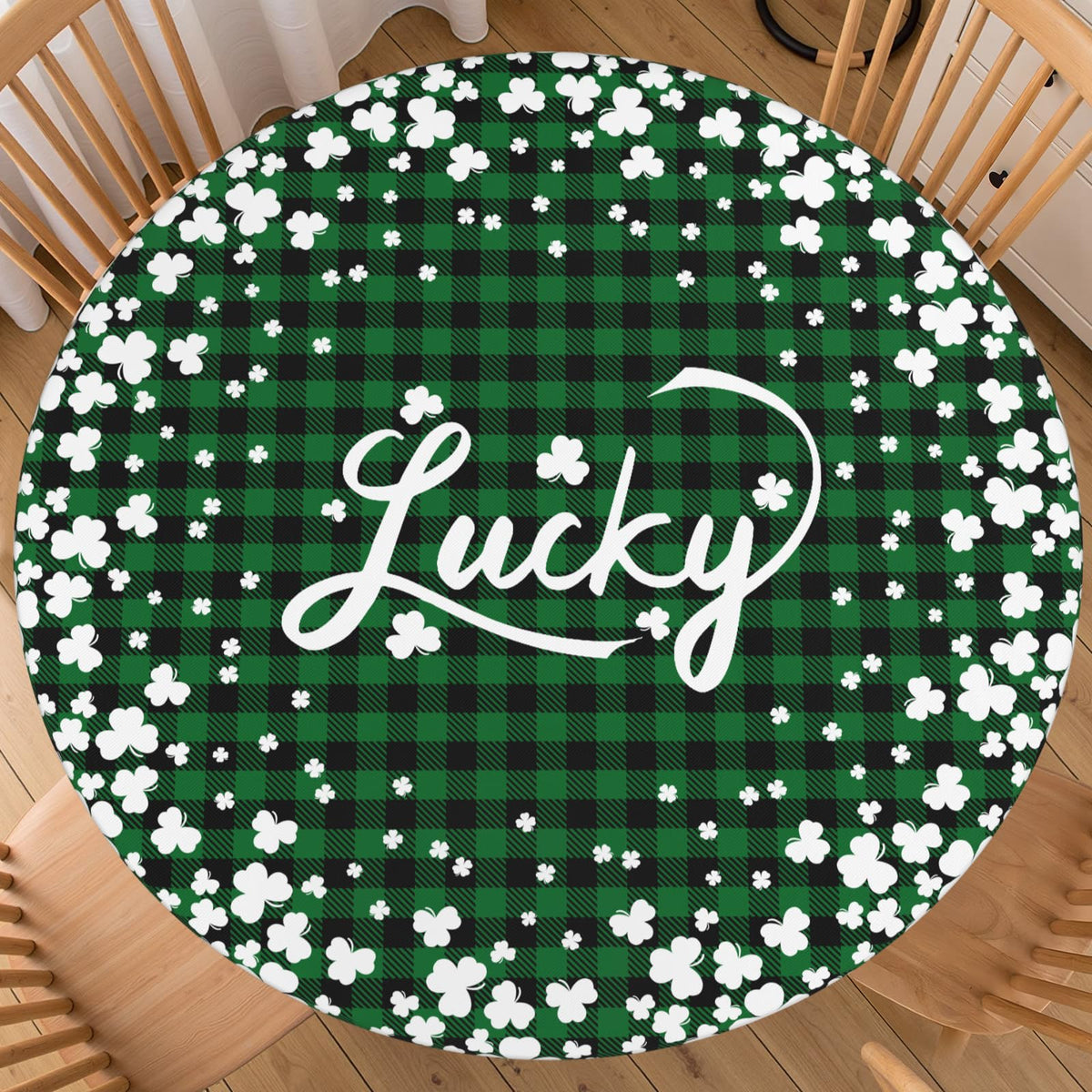 Fall Maple Leaves Round Fitted Tablecloth 40-44 inch, Autumn Leaf Berry Thanksgiving Table Cloth Elastic Edge,Vintage Farmhouse Table Cover Waterproof Washable, Picnic Camping Dining Party Decor