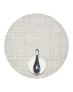 Chilewich Basketweave Placemats, Woven Round Placemats Set of 4