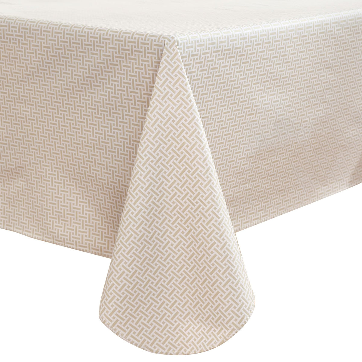Heavy Duty Vinyl Tablecloth with Flannel Backing Waterproof Oil-Proof Plastic Table Cloth Stain-Resistant Wipeable Rectangle or Square Table Cover for Indoor and Outdoor (Color Checkered,54x54 Inch)