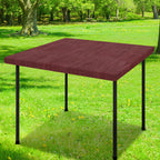 Smiry Rectangle Table Cloth, Waterproof Plastic Table Cover for 5FT Tables