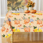 misaya Rectangle Waterproof Vinyl Table Cloth, Plastic Tablecloth with Flannel Backing, Wipeable Table Cover for Dinner, Picnic, Indoor and Outdoor (Weave Patternd, 52" x 70")