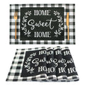 Farmhouse Teal Placemats Set of 4 Thankful Blessed Table Mats