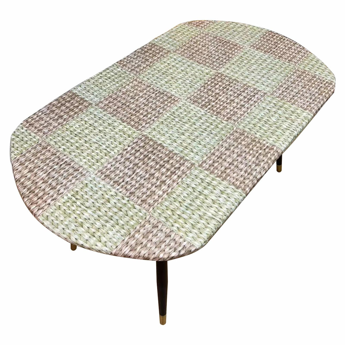 Pioggia Round Vinyl Fitted Tablecloth with Flannel Backing Elastic Table Cloth Waterproof Oil-Proof Plastic Table Cover Best for 37"-44" Round