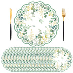 50 PCS Paper Placemats Disposable, Vintage Wildflower Place Mats