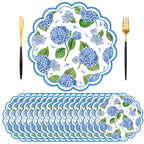 50 PCS Paper Placemats Disposable, Vintage Wildflower Place Mats
