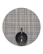 Chilewich Basketweave Placemats, Woven Round Placemats Set of 4