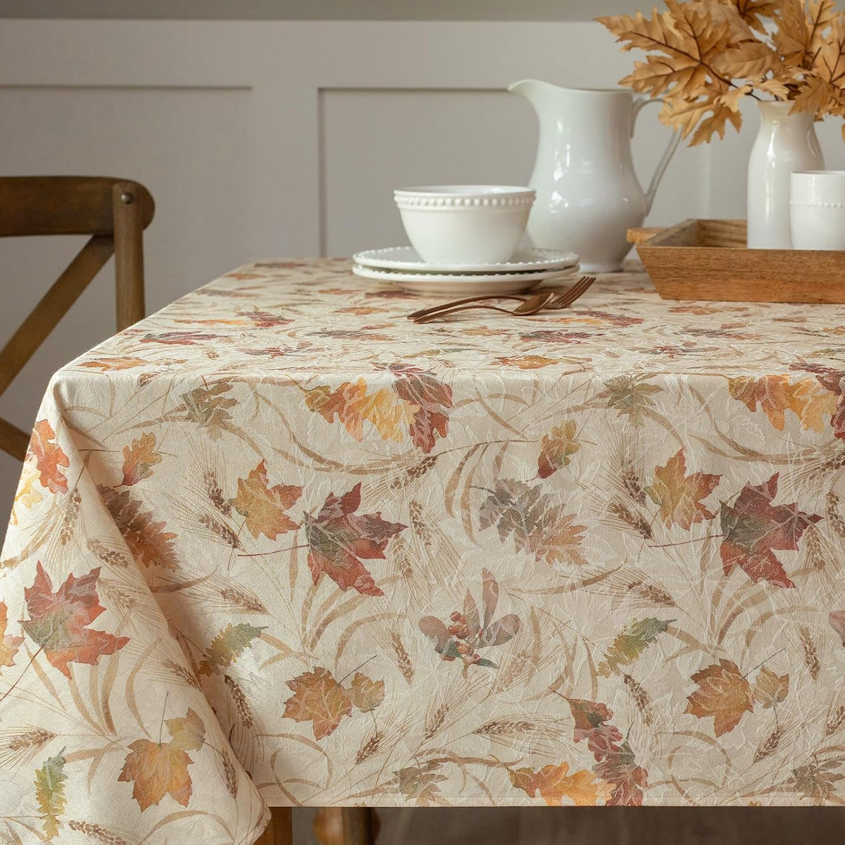 Benson Mills Natures Leaves Autumn Tablecloth (52" x 70" Rectangular)