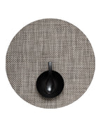 Chilewich Basketweave Placemats, Woven Round Placemats Set of 4