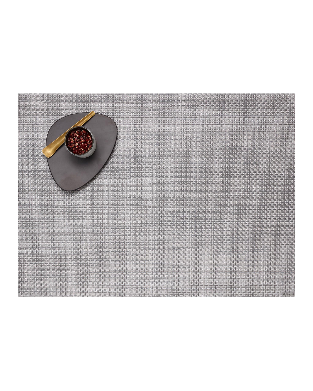 Chilewich Basketweave Placemats, Woven Round Placemats Set of 4