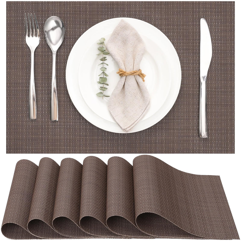 Myir JUN Placemats Set of 8 Kitchen and Dining Table Placemats