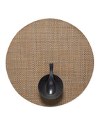 Chilewich Basketweave Placemats, Woven Round Placemats Set of 4