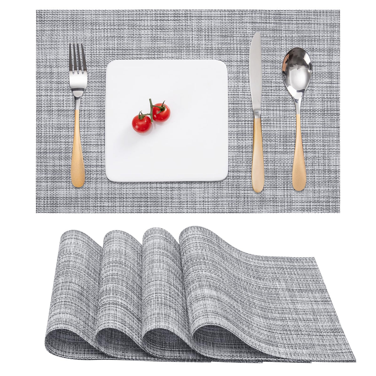 Myir JUN Placemats Set of 8 Kitchen and Dining Table Placemats