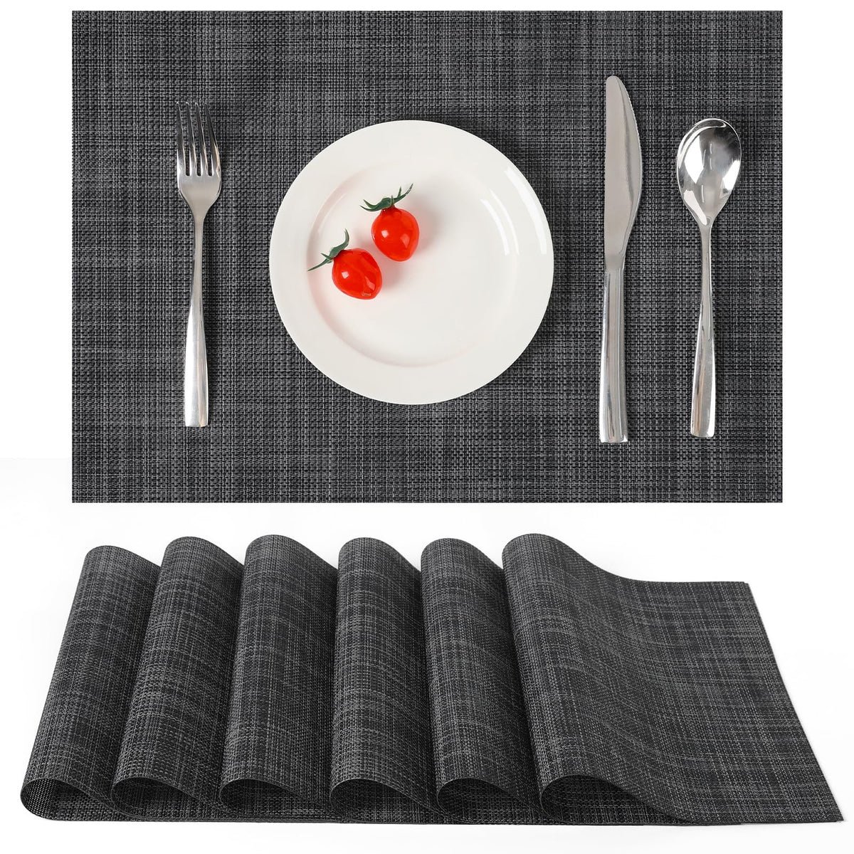 Myir JUN Placemats Set of 8 Kitchen and Dining Table Placemats