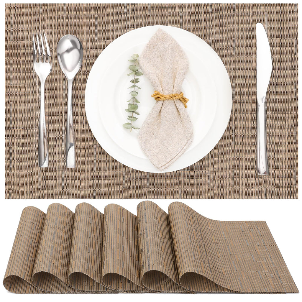 Myir JUN Placemats Set of 8 Kitchen and Dining Table Placemats