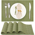 Myir JUN Placemats Set of 8 Kitchen and Dining Table Placemats