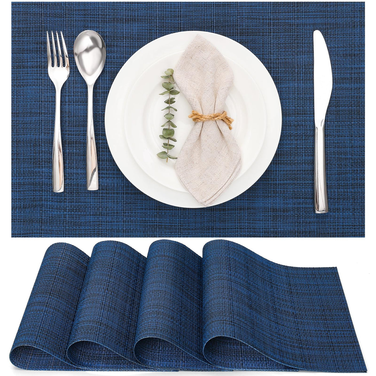 Myir JUN Placemats Set of 8 Kitchen and Dining Table Placemats