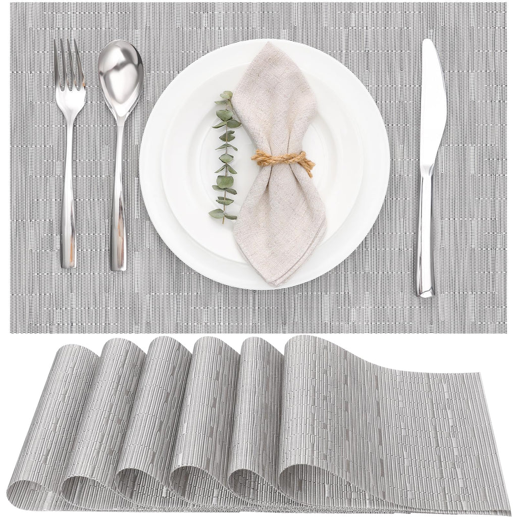 Myir JUN Placemats Set of 8 Kitchen and Dining Table Placemats
