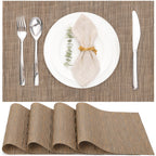 Myir JUN Placemats Set of 8 Kitchen and Dining Table Placemats