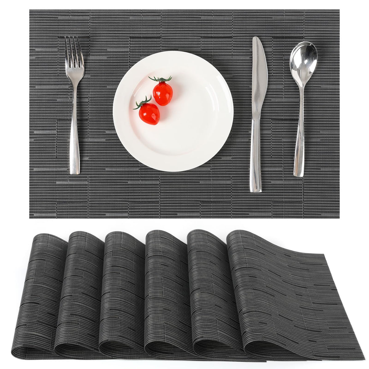 Myir JUN Placemats Set of 8 Kitchen and Dining Table Placemats