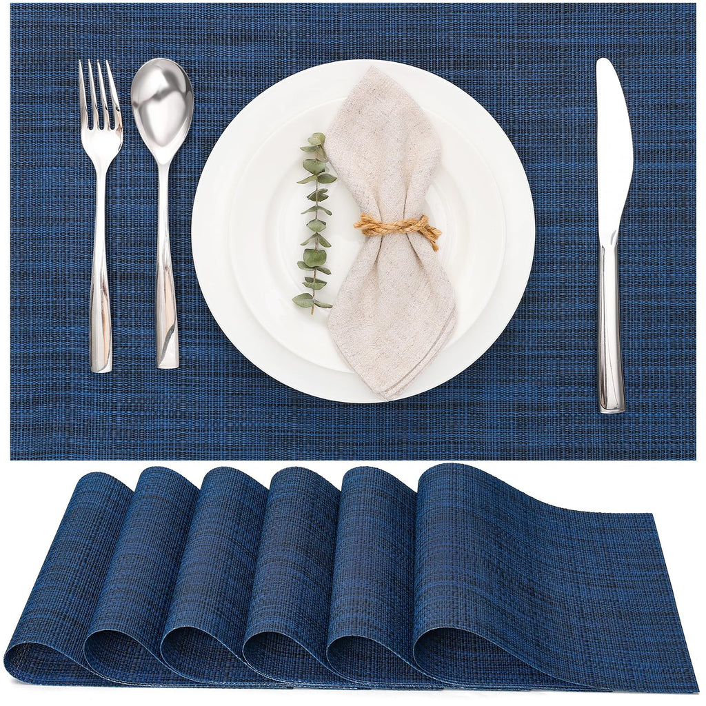 Myir JUN Placemats Set of 8 Kitchen and Dining Table Placemats