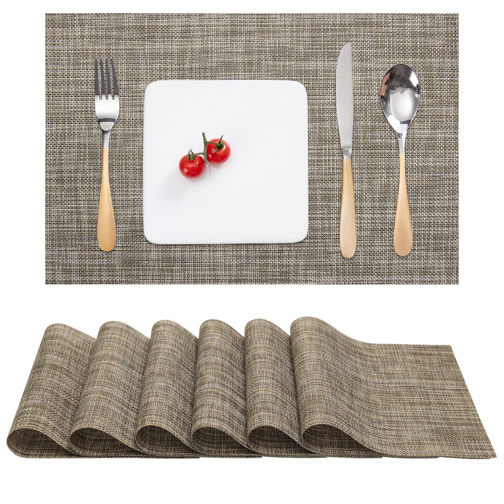 Myir JUN Placemats Set of 8 Kitchen and Dining Table Placemats