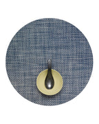 Chilewich Basketweave Placemats, Woven Round Placemats Set of 4