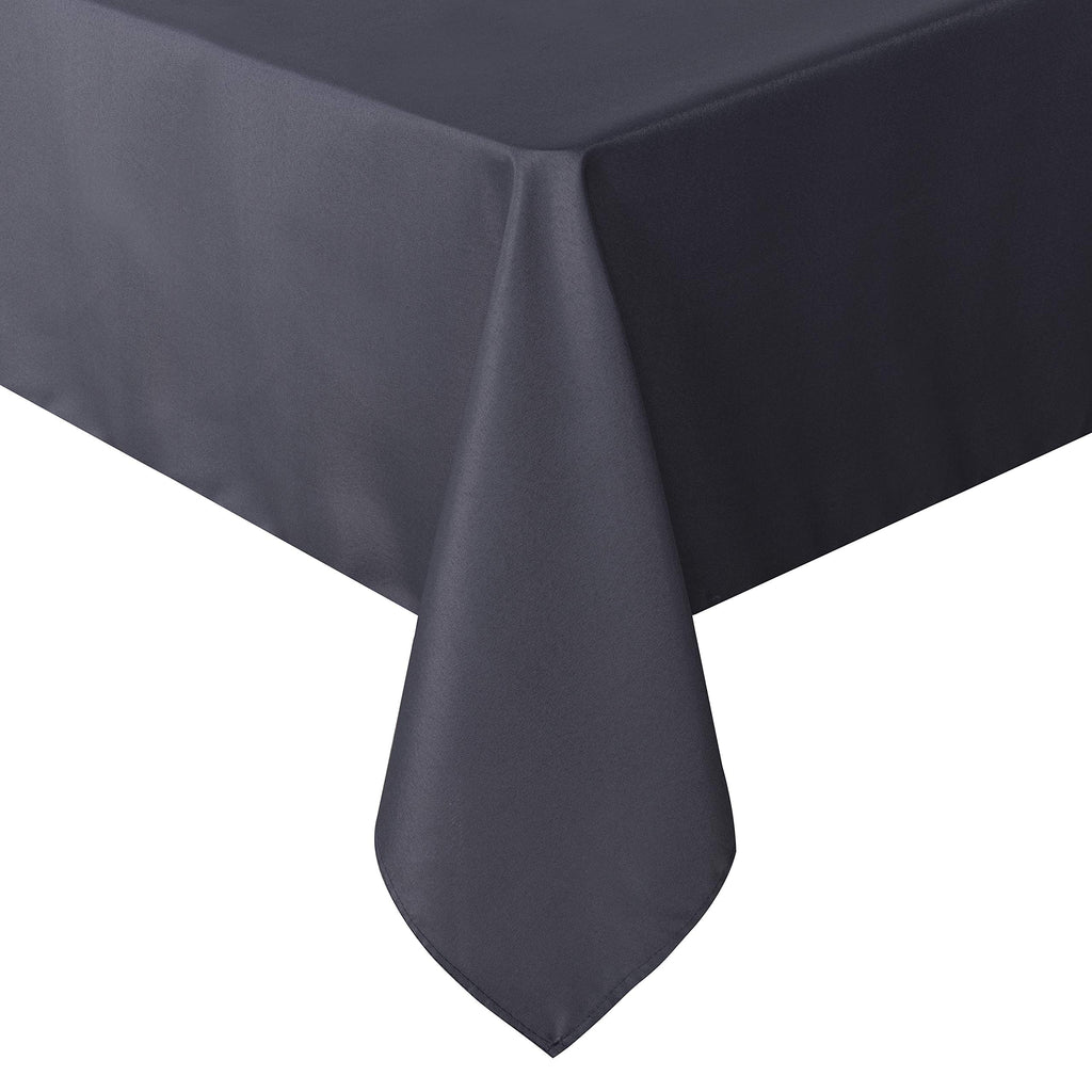 sancua White Table Cloths Rectangular, 8 Pack 90x132 Inch Tablecloths