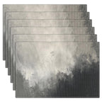 Emvency Farmhouse Placemats Set of 4, 12x18 Inch, Modern Abstract