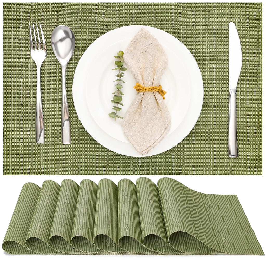 Myir JUN Placemats Set of 8 Kitchen and Dining Table Placemats