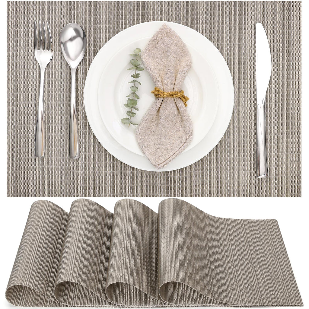 Myir JUN Placemats Set of 8 Kitchen and Dining Table Placemats