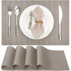Myir JUN Placemats Set of 8 Kitchen and Dining Table Placemats