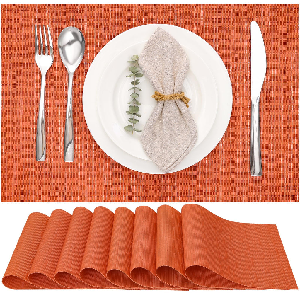 Myir JUN Placemats Set of 8 Kitchen and Dining Table Placemats