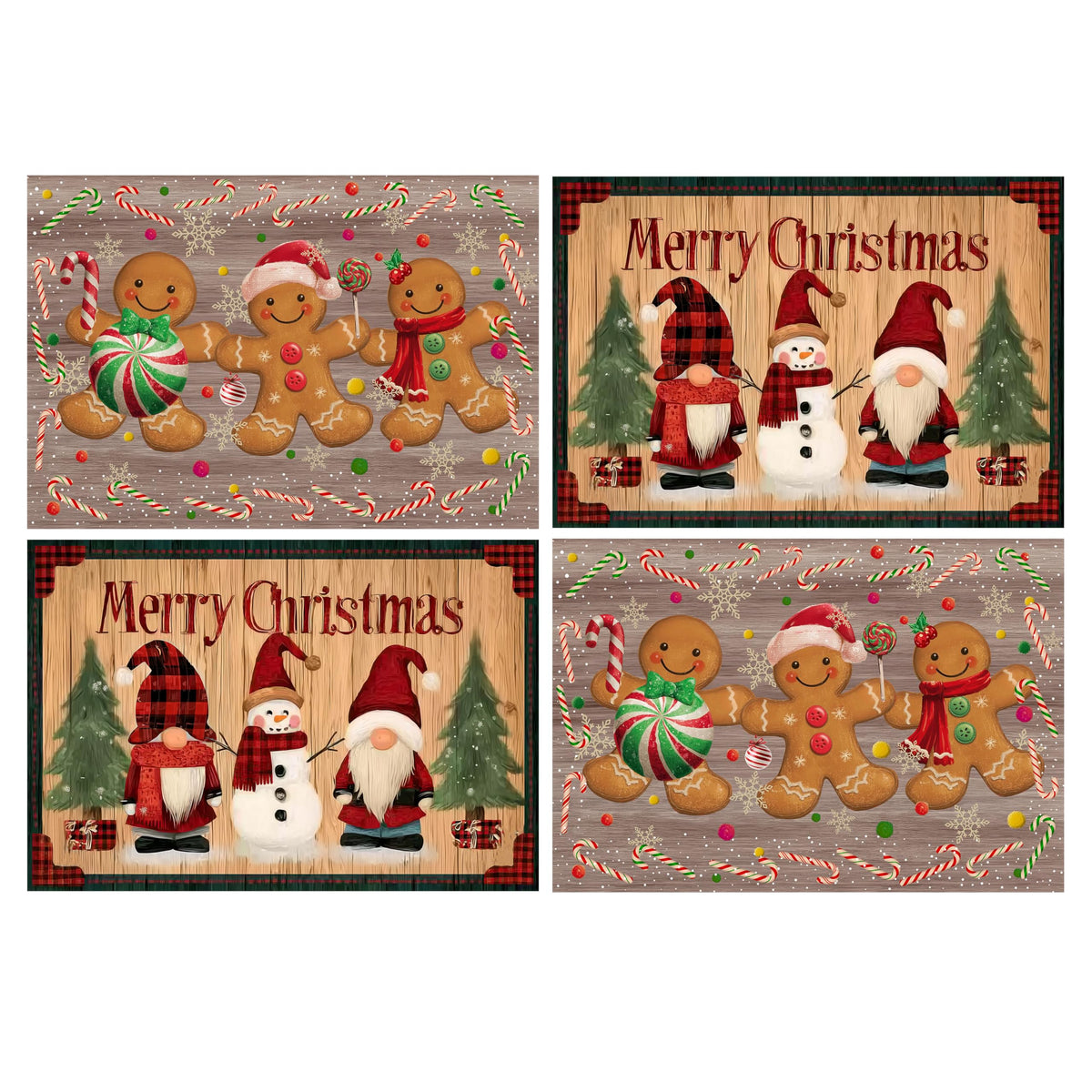 Fruits Placemats Set of 4 Washable Table Place Mats for Dining Kitchen Party Decor