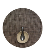 Chilewich Basketweave Placemats, Woven Round Placemats Set of 4
