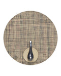 Chilewich Basketweave Placemats, Woven Round Placemats Set of 4