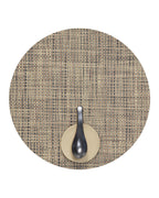 Chilewich Basketweave Placemats, Woven Round Placemats Set of 4