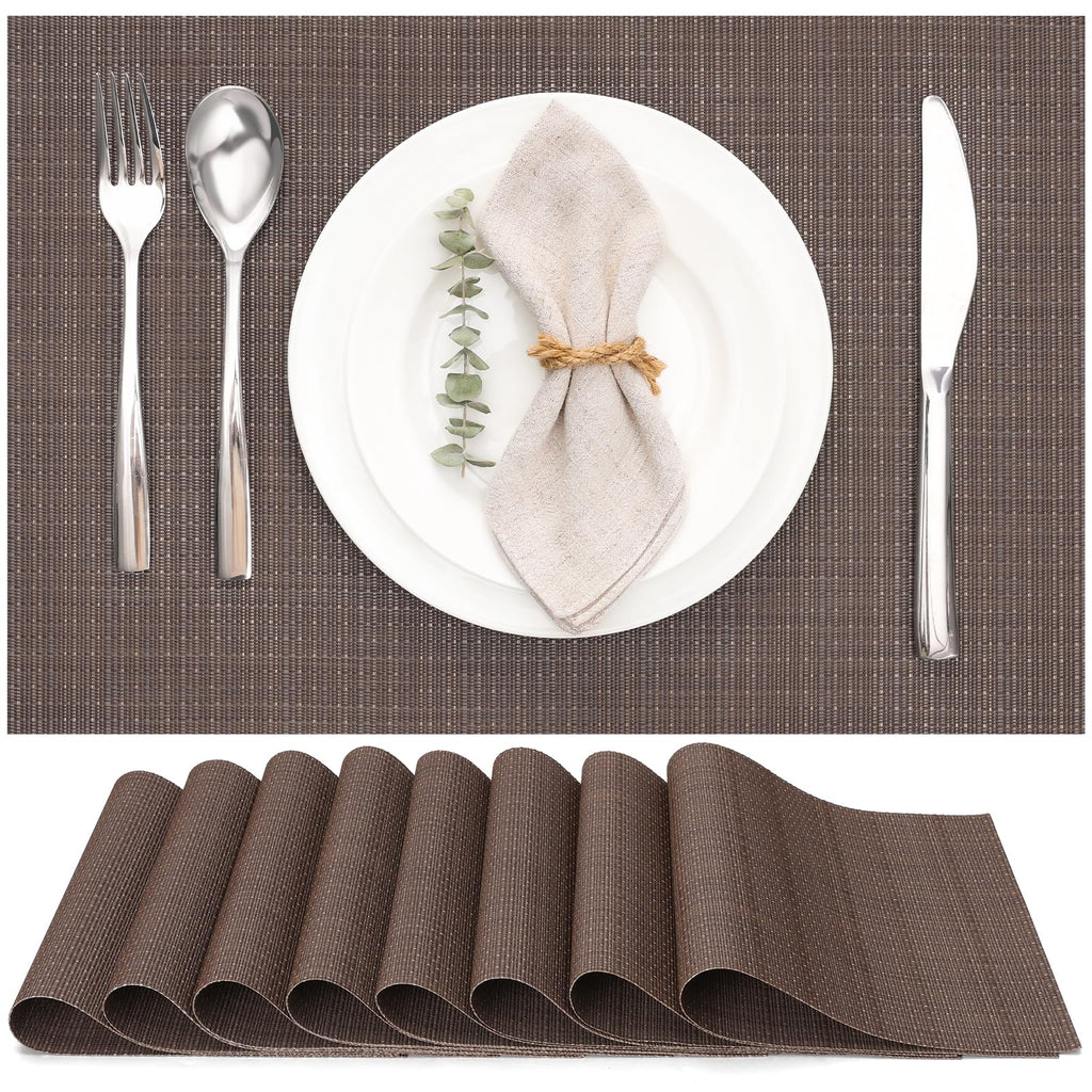 Myir JUN Placemats Set of 8 Kitchen and Dining Table Placemats