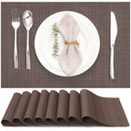 Myir JUN Placemats Set of 8 Kitchen and Dining Table Placemats