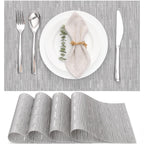 Myir JUN Placemats Set of 8 Kitchen and Dining Table Placemats