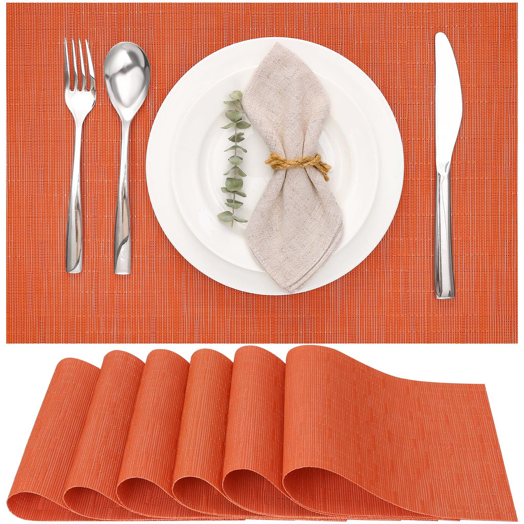 Myir JUN Placemats Set of 8 Kitchen and Dining Table Placemats