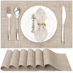 Myir JUN Placemats Set of 8 Kitchen and Dining Table Placemats